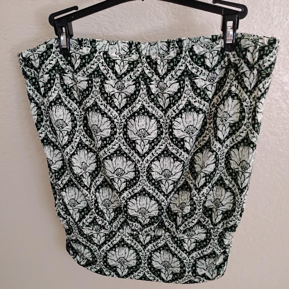 '🌝Y2K WHBM 90s Floral Strapless Top relaxed summer boho‎ festival y2k indie
